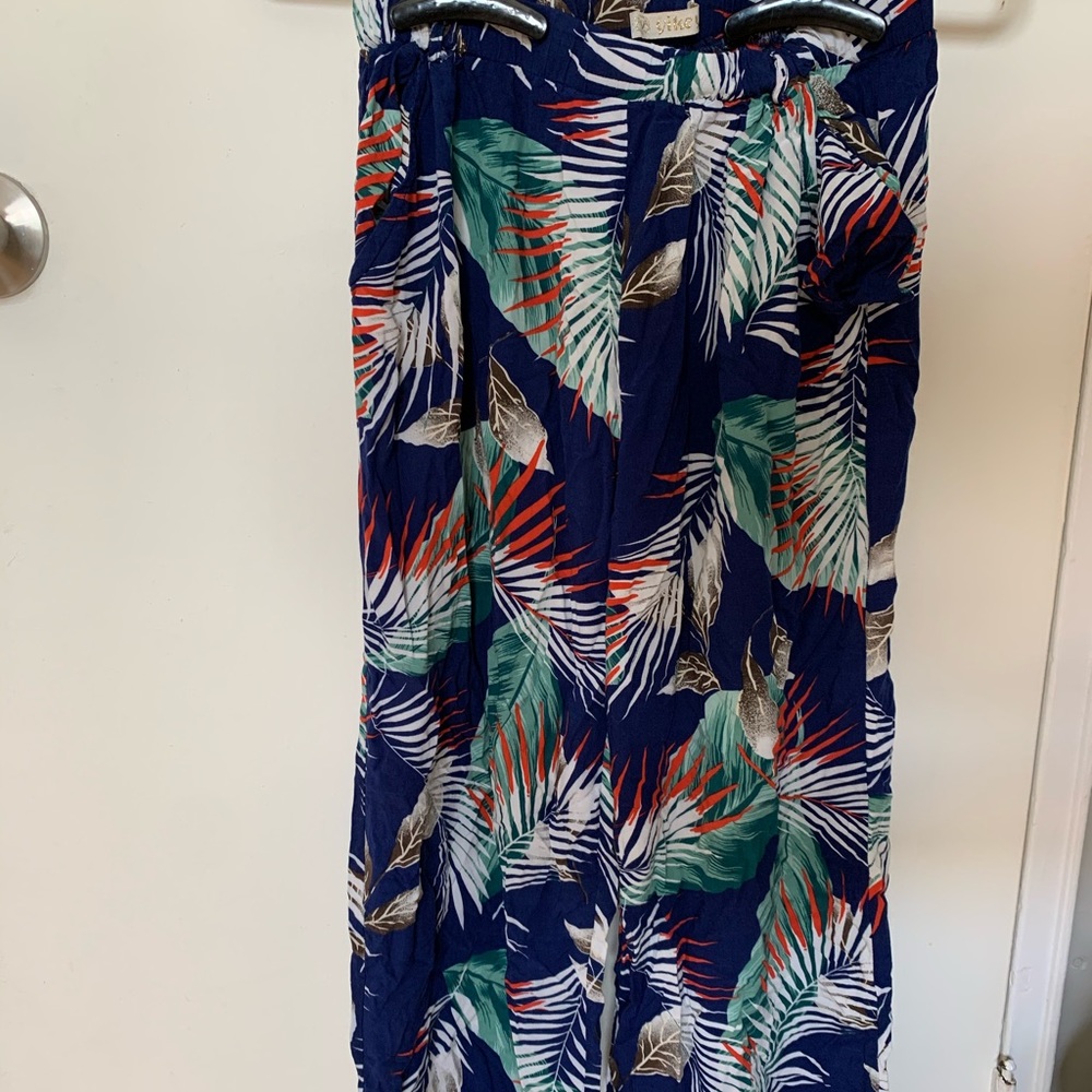 Palm Trees Wide Leg Pants